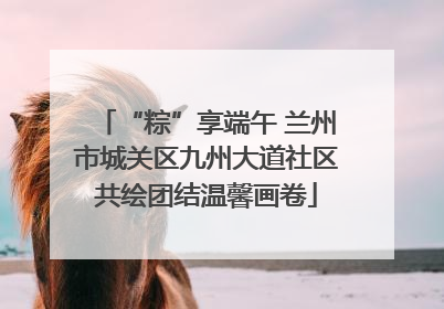 “粽”享端午 兰州市城关区九州大道社区共绘团结温馨画卷