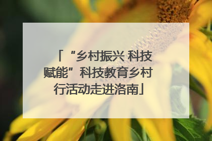 “乡村振兴 科技赋能”科技教育乡村行活动走进洛南