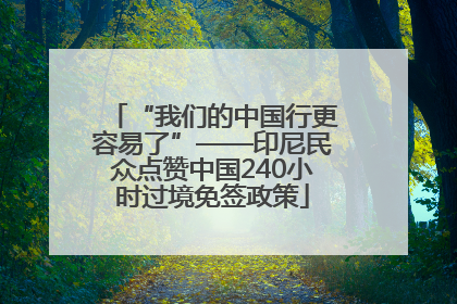 “我们的中国行更容易了”——印尼民众点赞中国240小时过境免签政策