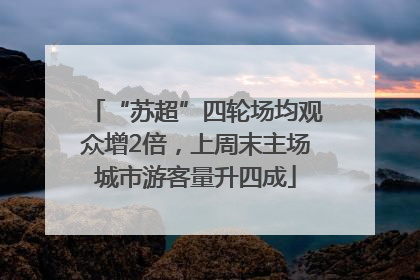 “苏超”四轮场均观众增2倍，上周末主场城市游客量升四成