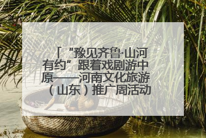 “豫见齐鲁·山河有约”跟着戏剧游中原——河南文化旅游（山东）推广周活动菏泽站活动举行