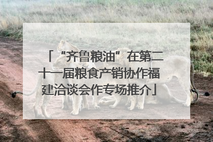 “齐鲁粮油”在第二十一届粮食产销协作福建洽谈会作专场推介