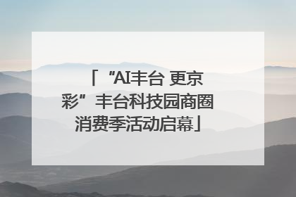 “AI丰台 更京彩”丰台科技园商圈消费季活动启幕