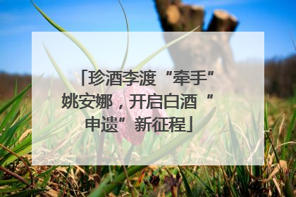 珍酒李渡“牵手”姚安娜，开启白酒“申遗”新征程