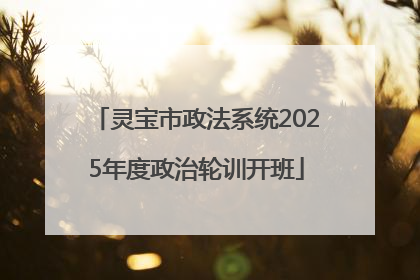 灵宝市政法系统2025年度政治轮训开班