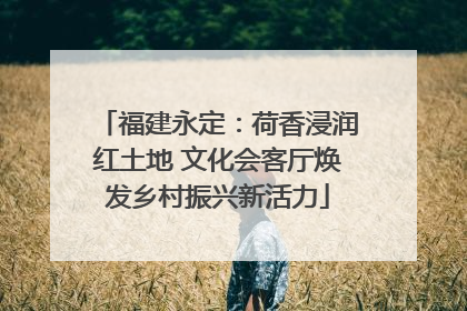 福建永定：荷香浸润红土地 文化会客厅焕发乡村振兴新活力