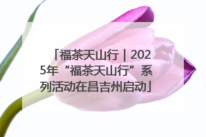 福茶天山行｜2025年“福茶天山行”系列活动在昌吉州启动