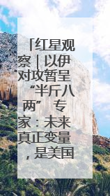 红星观察｜以伊对攻暂呈“半斤八两” 专家：未来真正变量，是美国是否进一步介入