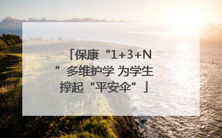 保康“1+3+N”多维护学 为学生撑起“平安伞”