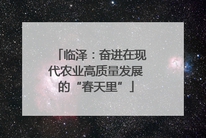 临泽：奋进在现代农业高质量发展的“春天里”