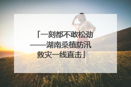 一刻都不敢松劲——湖南桑植防汛救灾一线直击