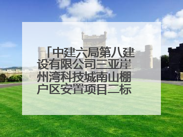中建六局第八建设有限公司三亚崖州湾科技城南山棚户区安置项目二标段顺利通过第一次主体结构验收