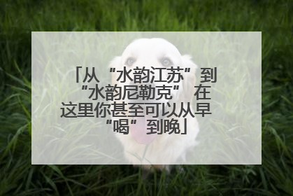 从“水韵江苏”到“水韵尼勒克” 在这里你甚至可以从早“喝”到晚
