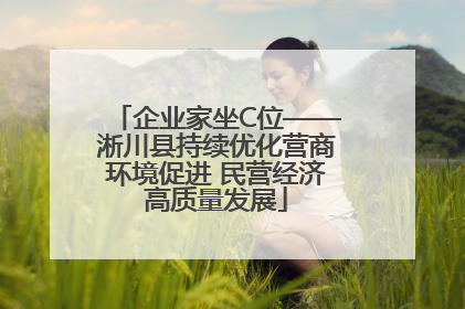 企业家坐C位——淅川县持续优化营商环境促进 民营经济高质量发展