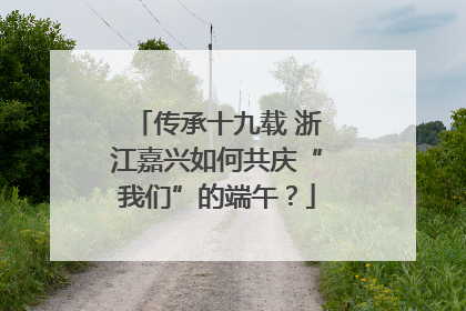 传承十九载 浙江嘉兴如何共庆“我们”的端午？