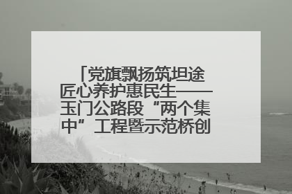 党旗飘扬筑坦途 匠心养护惠民生——玉门公路段“两个集中”工程暨示范桥创建项目圆满收官