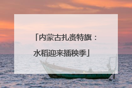 内蒙古扎赉特旗：水稻迎来插秧季