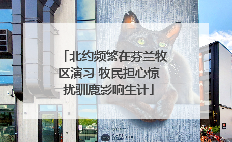 北约频繁在芬兰牧区演习 牧民担心惊扰驯鹿影响生计