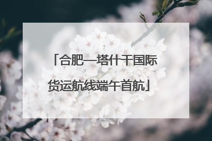 合肥—塔什干国际货运航线端午首航