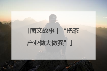 图文故事｜“把茶产业做大做强”