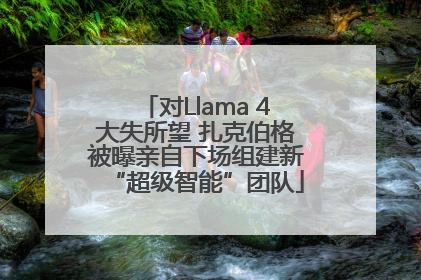 对Llama 4大失所望 扎克伯格被曝亲自下场组建新“超级智能”团队