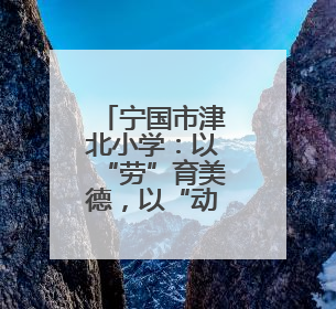 宁国市津北小学：以“劳”育美德，以“动”促发展