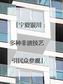 宁夏银川：多种非遗技艺引民众参观