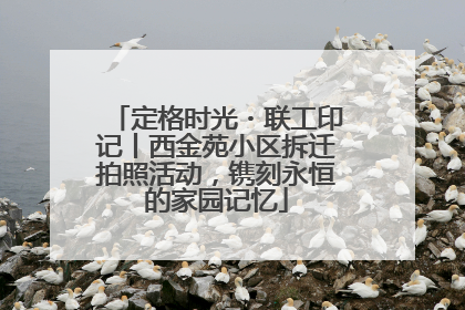 定格时光・联工印记丨西金苑小区拆迁拍照活动，镌刻永恒的家园记忆