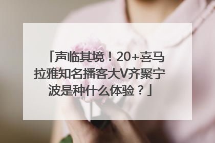 声临其境！20+喜马拉雅知名播客大V齐聚宁波是种什么体验？