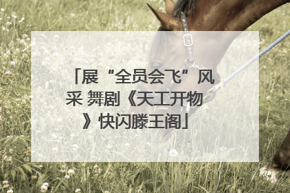展“全员会飞”风采 舞剧《天工开物》快闪滕王阁