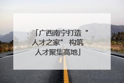广西南宁打造“人才之家” 构筑人才聚集高地