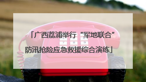 广西荔浦举行“军地联合”防汛抢险应急救援综合演练
