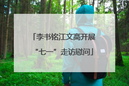 李书铭江文高开展“七一”走访慰问