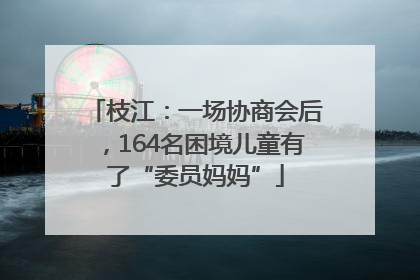 枝江：一场协商会后，164名困境儿童有了“委员妈妈”