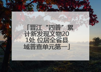 晋江“四普”累计新发现文物201处 位居全省县域普查单元第一