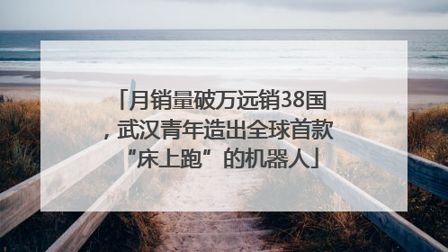 月销量破万远销38国，武汉青年造出全球首款“床上跑”的机器人