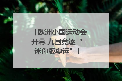 欧洲小国运动会开幕 九国竞逐“迷你版奥运”