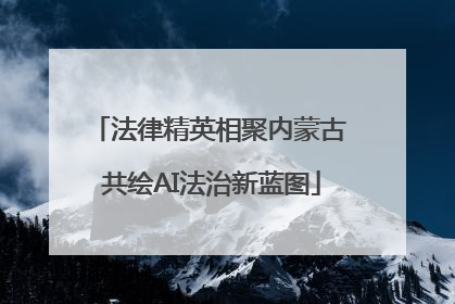 法律精英相聚内蒙古 共绘AI法治新蓝图
