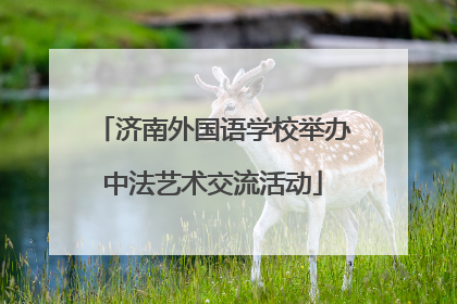 济南外国语学校举办中法艺术交流活动