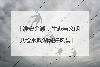 淮安金湖：生态与文明共绘水韵湖城好风景