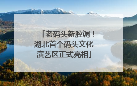 老码头新腔调！湖北首个码头文化演艺区正式亮相