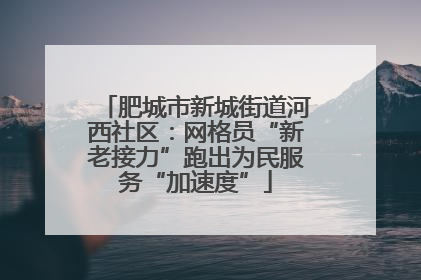 肥城市新城街道河西社区：网格员“新老接力”跑出为民服务“加速度”