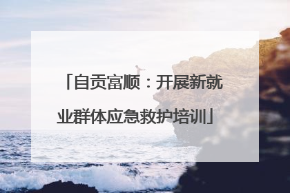 自贡富顺：开展新就业群体应急救护培训