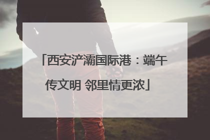 西安浐灞国际港：端午传文明 邻里情更浓