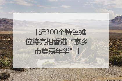 近300个特色摊位将亮相香港“家乡市集嘉年华”