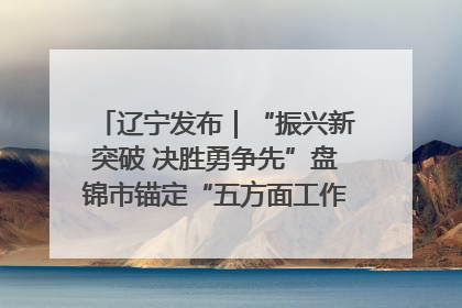 辽宁发布｜“振兴新突破 决胜勇争先”盘锦市锚定“五方面工作”力争全年地区生产总值增长5.5%左右