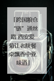 跨国粮仓“链”通丝路 西安爱菊让老陕餐桌飘香中亚味道