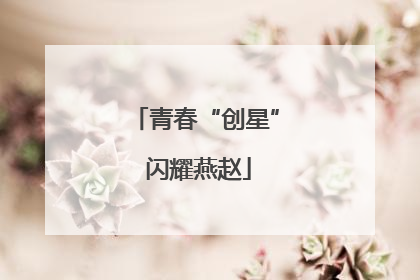 青春“创星” 闪耀燕赵