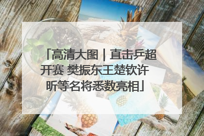 高清大图｜直击乒超开赛 樊振东王楚钦许昕等名将悉数亮相