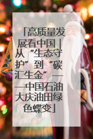 高质量发展看中国｜从“生态守护”到“碳汇生金”——中国石油大庆油田绿色蝶变